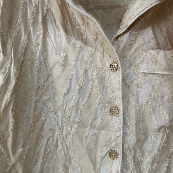 Buru Silk Pajama Formal Set - Eveningwear set - ivory - Picture 4 of 6